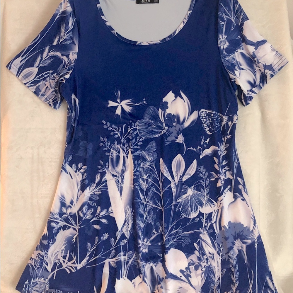 Lily by Firmiana womens L tunic long top